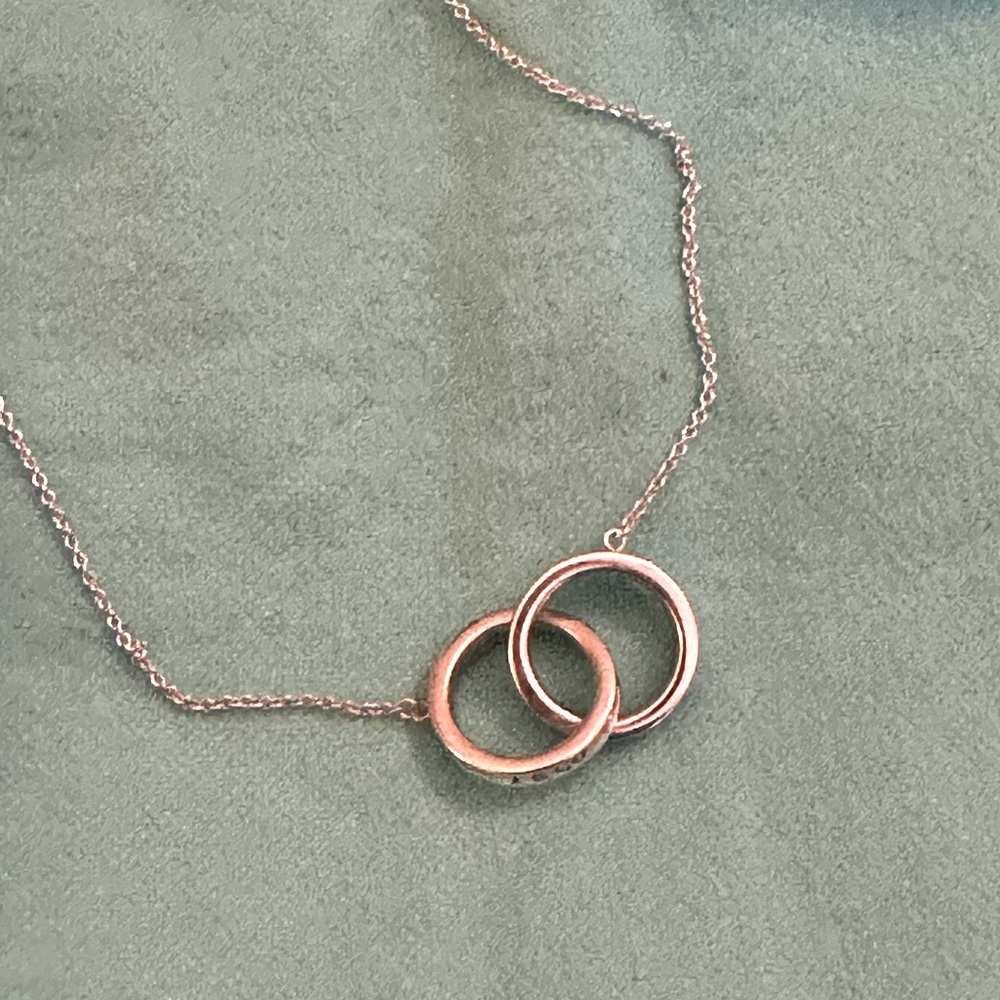 Tiffany & Co. 1837 Interlocking Circle Necklace 16”